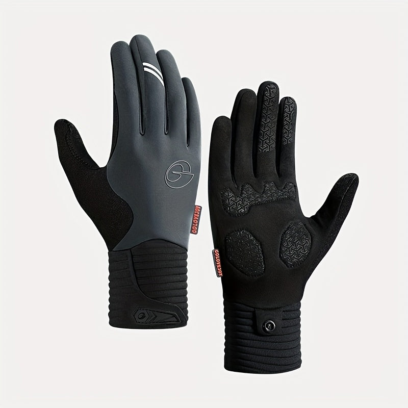 Gants de vélo gris