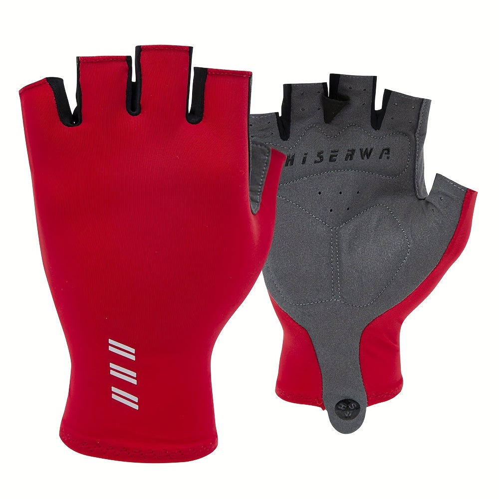 Gants de vélo rouge