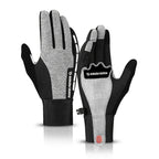 Gants de vélo gris