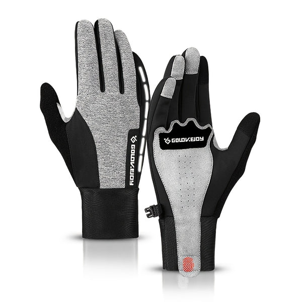 Gants de vélo gris