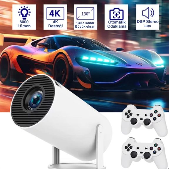 Retro Console Pro – Film ve Oyun Projektörü