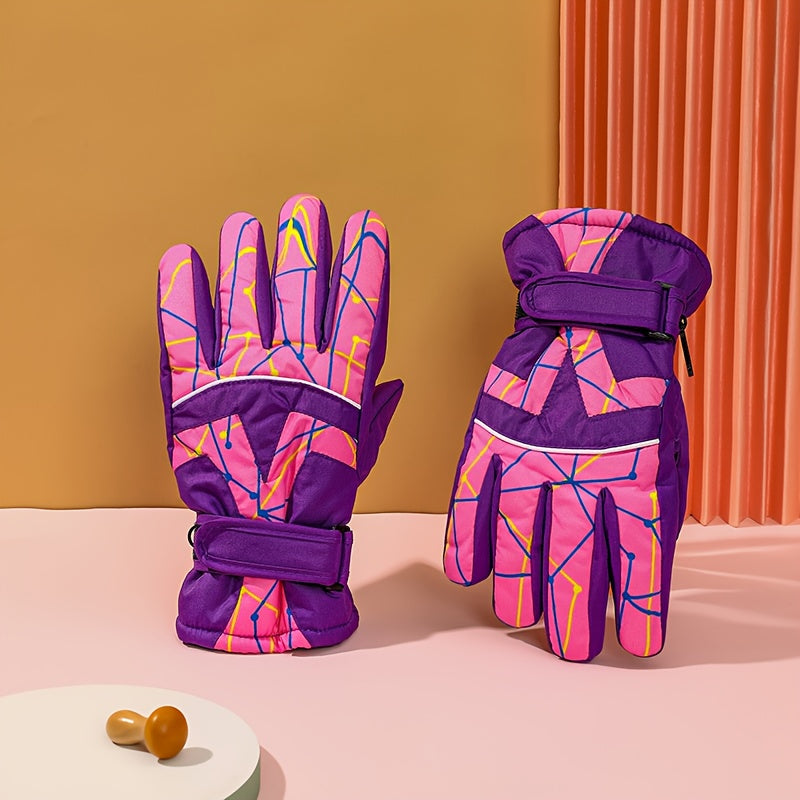 Gants enfant thermiques, vue détail