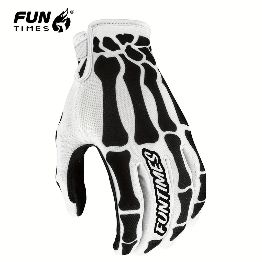 Gants de vélo noir et blanc