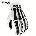 Gants de vélo noir et blanc