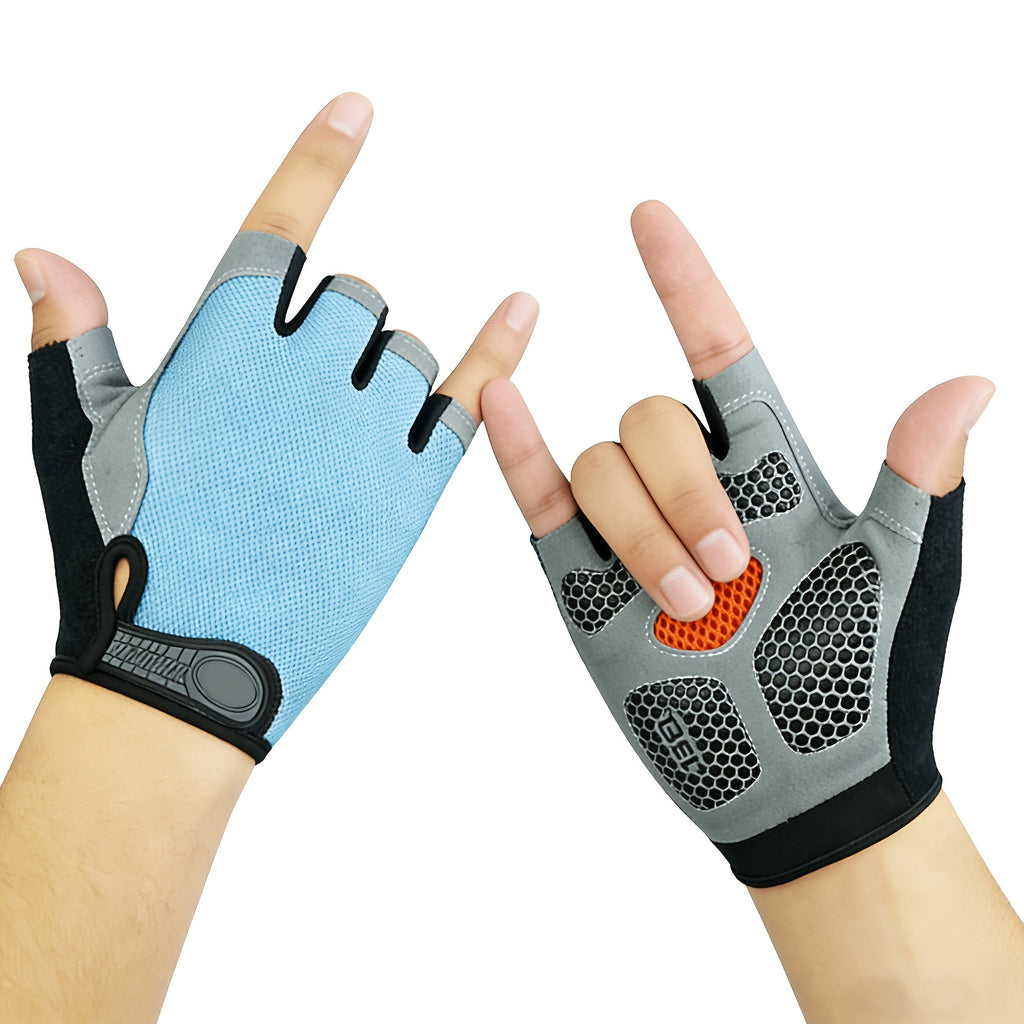 Gants de vélo, vue portée