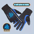 Gants enfant, motif rotation phosphorescent