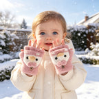 Gants enfant à retournement, vue détail