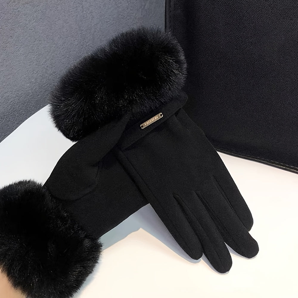 Gants femme portés