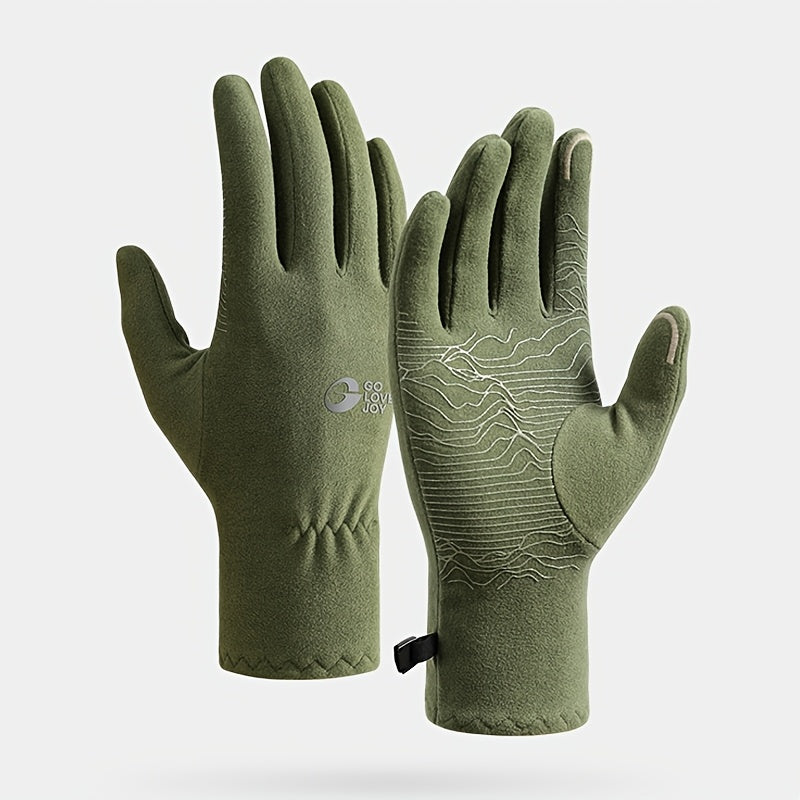 Gants polaire vert