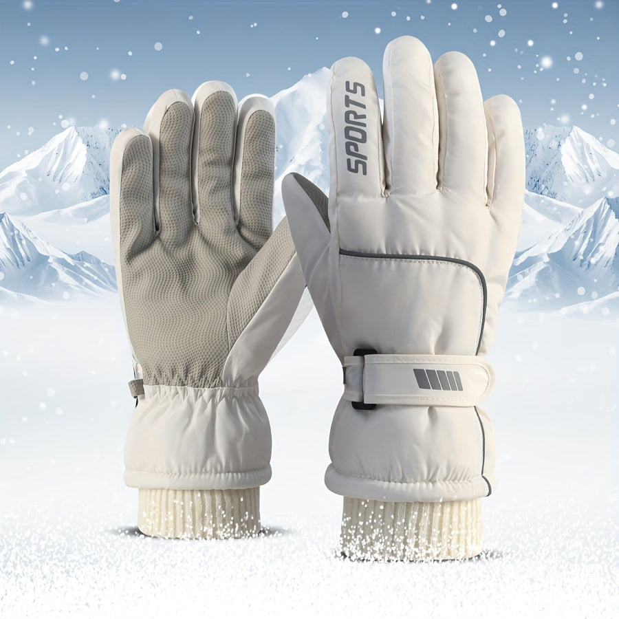Gants de ski, comparaison des coloris noir et blanc