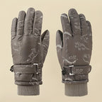 Gants enfant coloris gris foncé