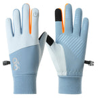 Gants de vélo enfant bleu
