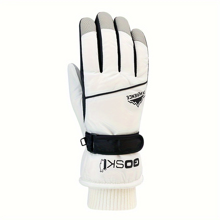 Gants de ski blanc