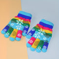 Gants enfant coloris bleu, taille 1-4 ans