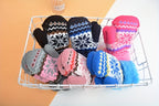 Gants enfant motif floral, vue détail