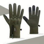 Gants de sport vert armée