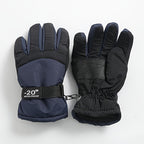 Gants de ski enfant coloris bleu foncé