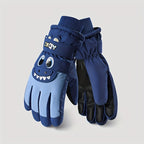 Gants enfant coloris bleu foncé