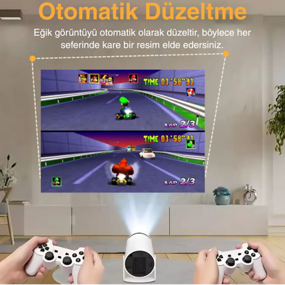 Retro Console Pro – Film ve Oyun Projektörü
