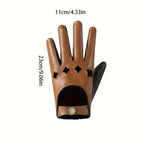 Gants homme cuir, vue détail