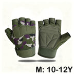 Gants enfant demi-doigts, vue détail