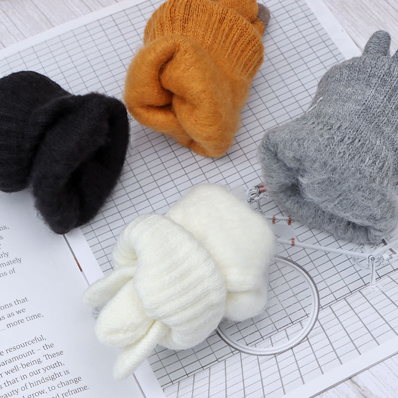 Gants homme portés, usage quotidien hiver