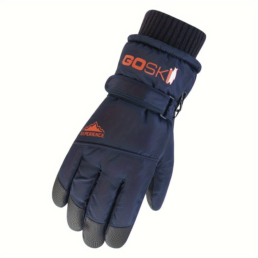 Gants de ski bleu profond
