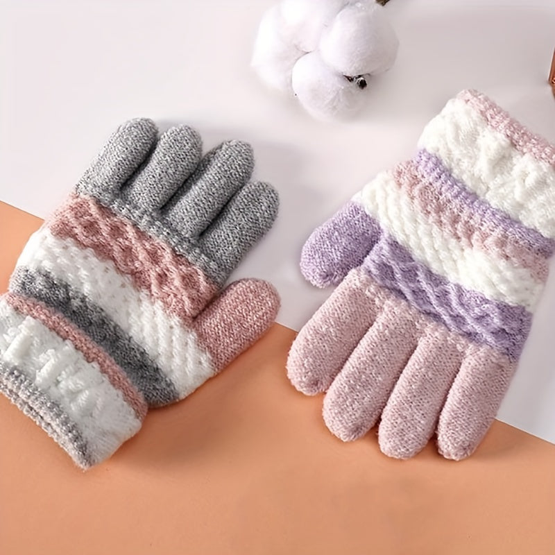 Gants enfant maternelle, vue détail