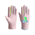 Gants enfant tissés, vue détail