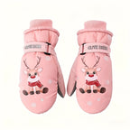 Gants enfant coloris rose