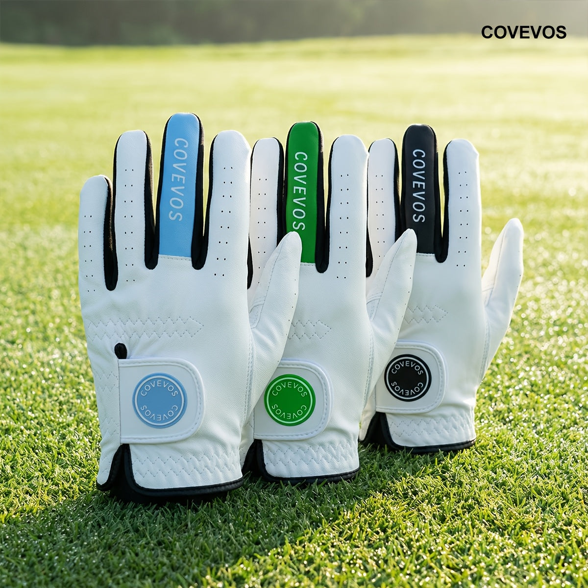 Gant de golf, fermeture ergonomique