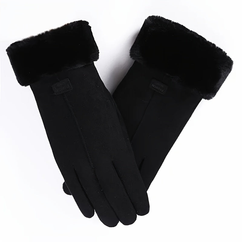 Gants femme noir