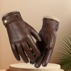 Gants homme cuir, vue détail