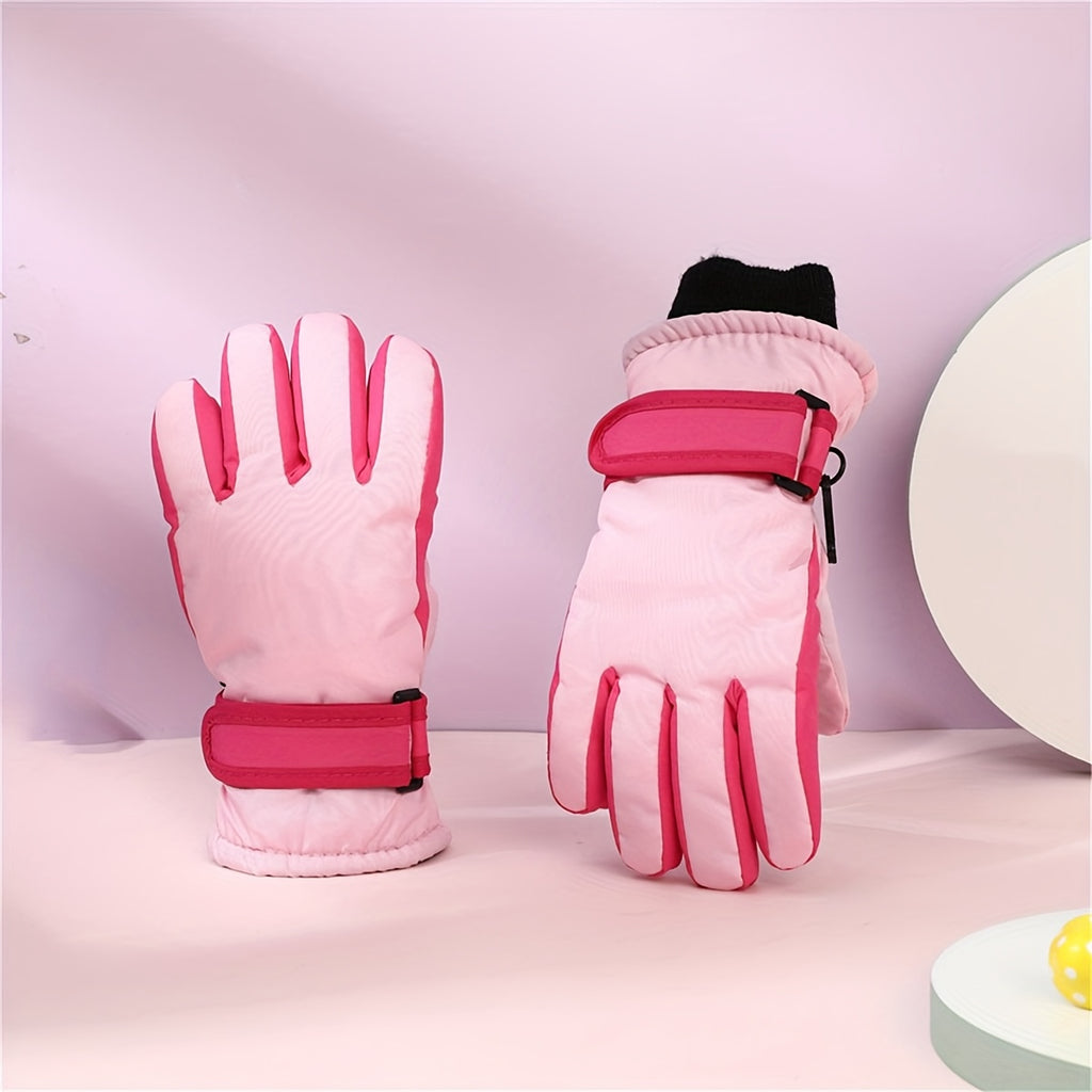 Gants enfant coloris rose