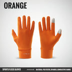 Gants de sport orange