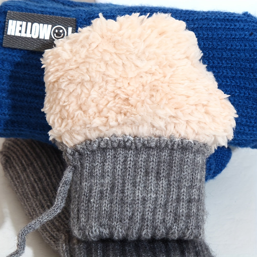 Gants enfant double couche, vue détail