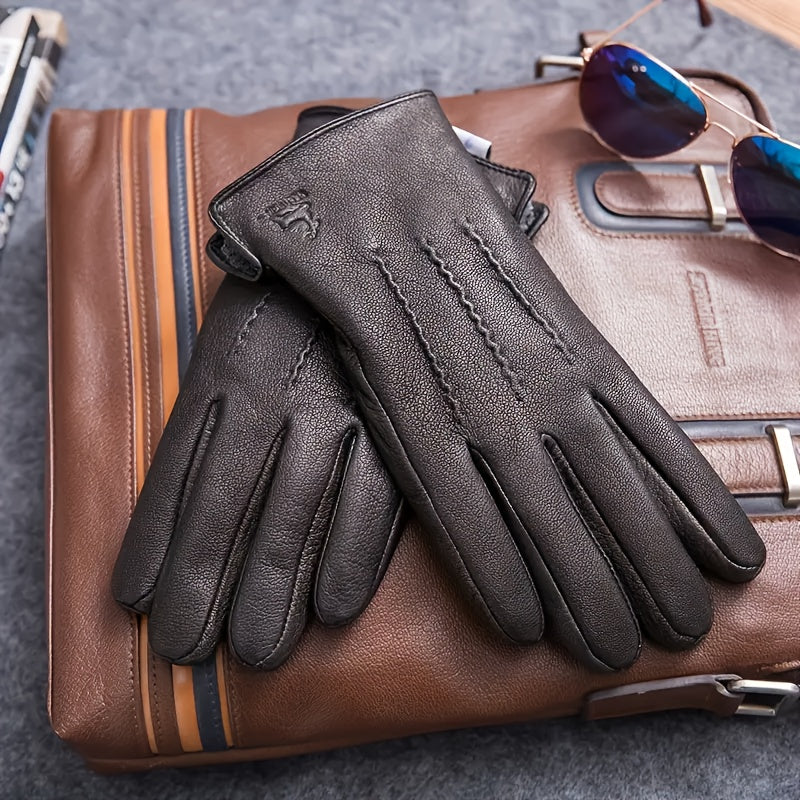 Gants homme, vue détail
