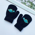 Gants enfant motif stégosaure
