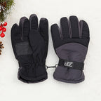Gants de ski enfant coloris gris