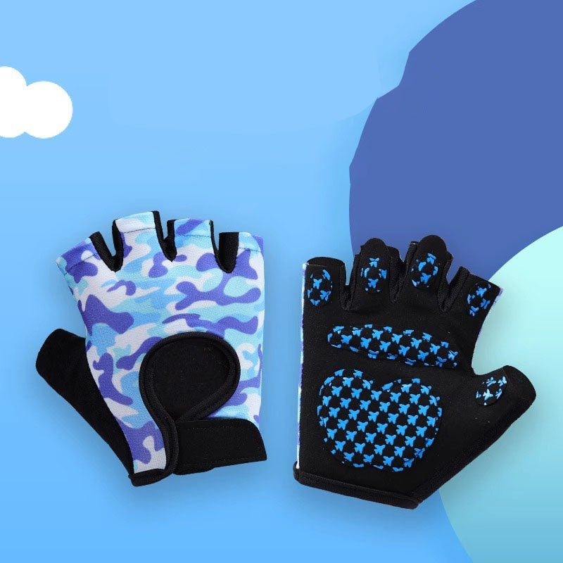 Gants enfant sans doigts, vue détail