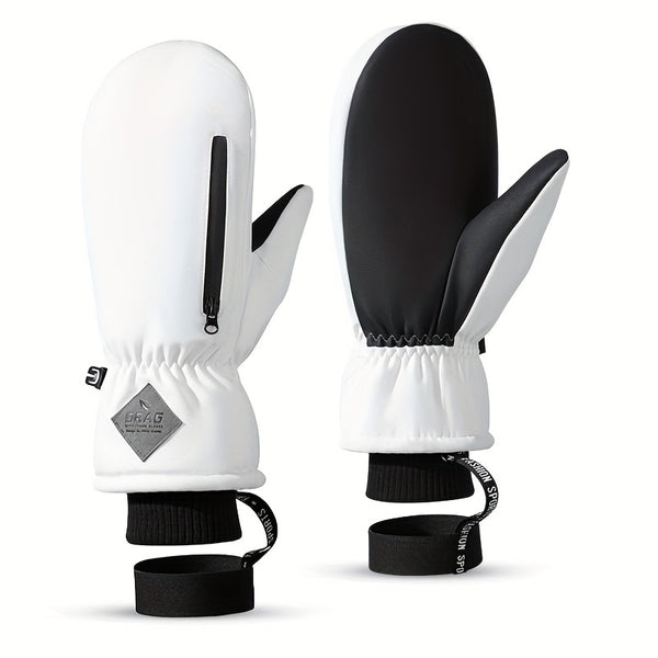 Gants de ski blanc