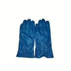 Gants cuir femme violet, vue rapprochée du cuir