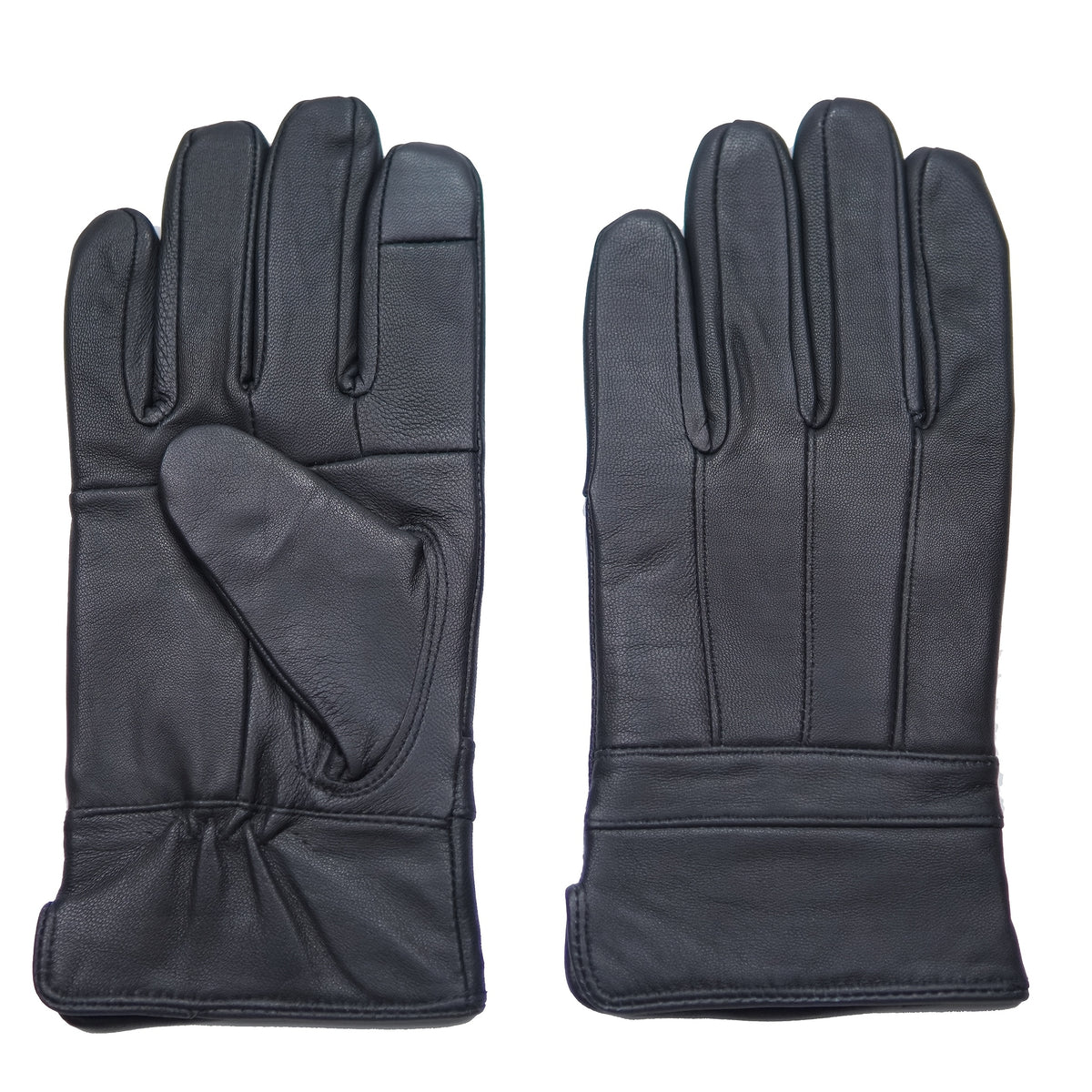 Gants homme cuir, vue détail