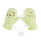 Gants enfant coloris vert clair