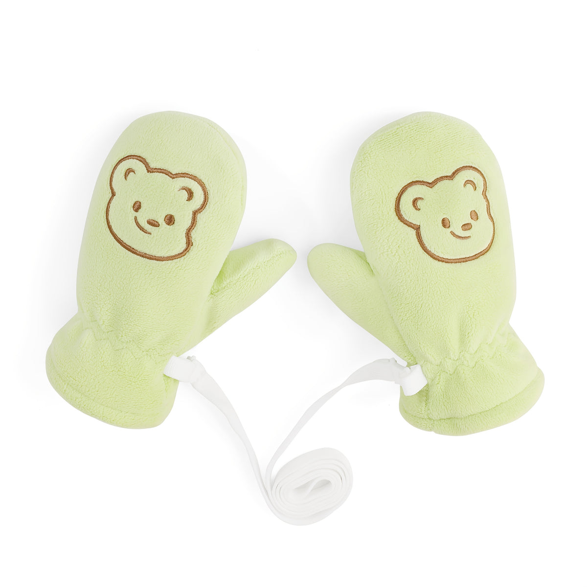 Gants enfant coloris vert clair