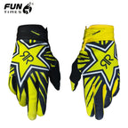 Gants de vélo jaune