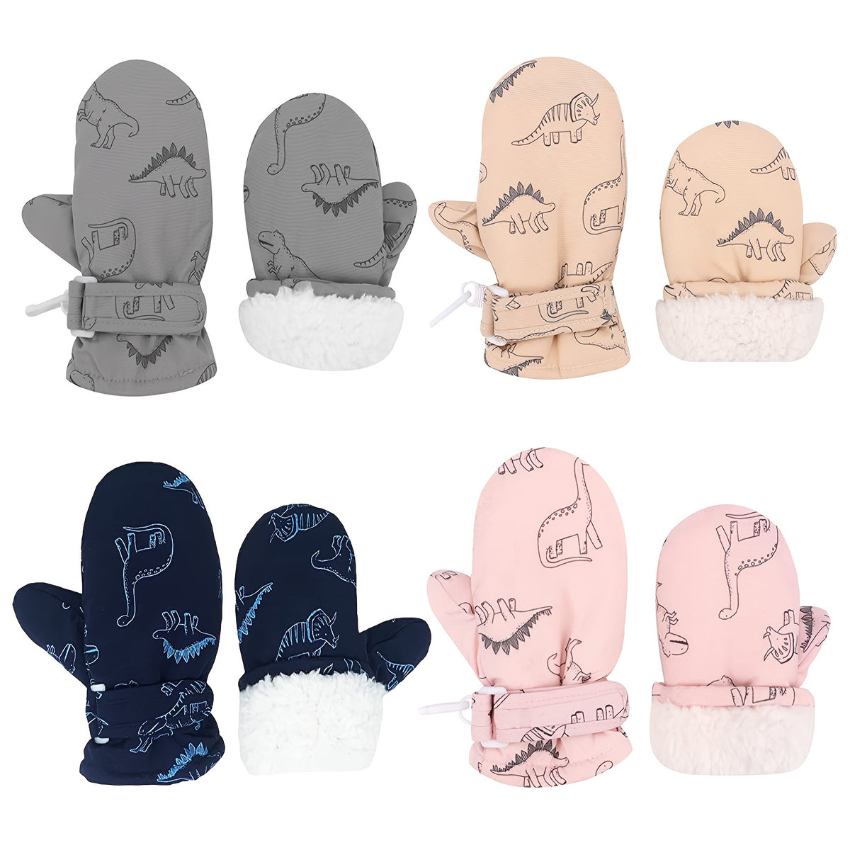 Gants enfant tissés, vue détail