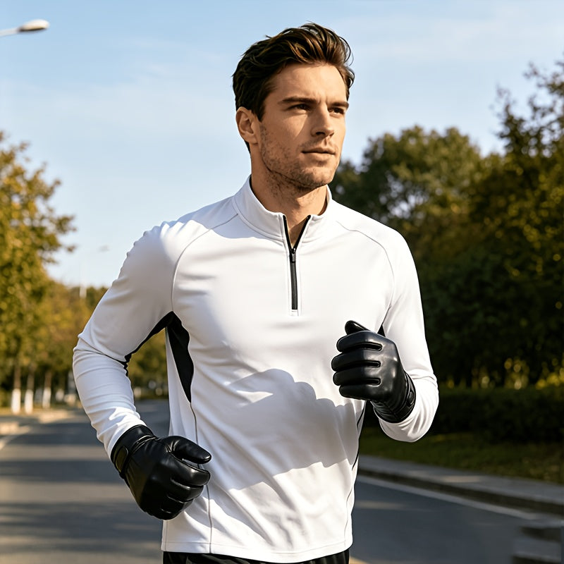 Gants homme, poignet élastique