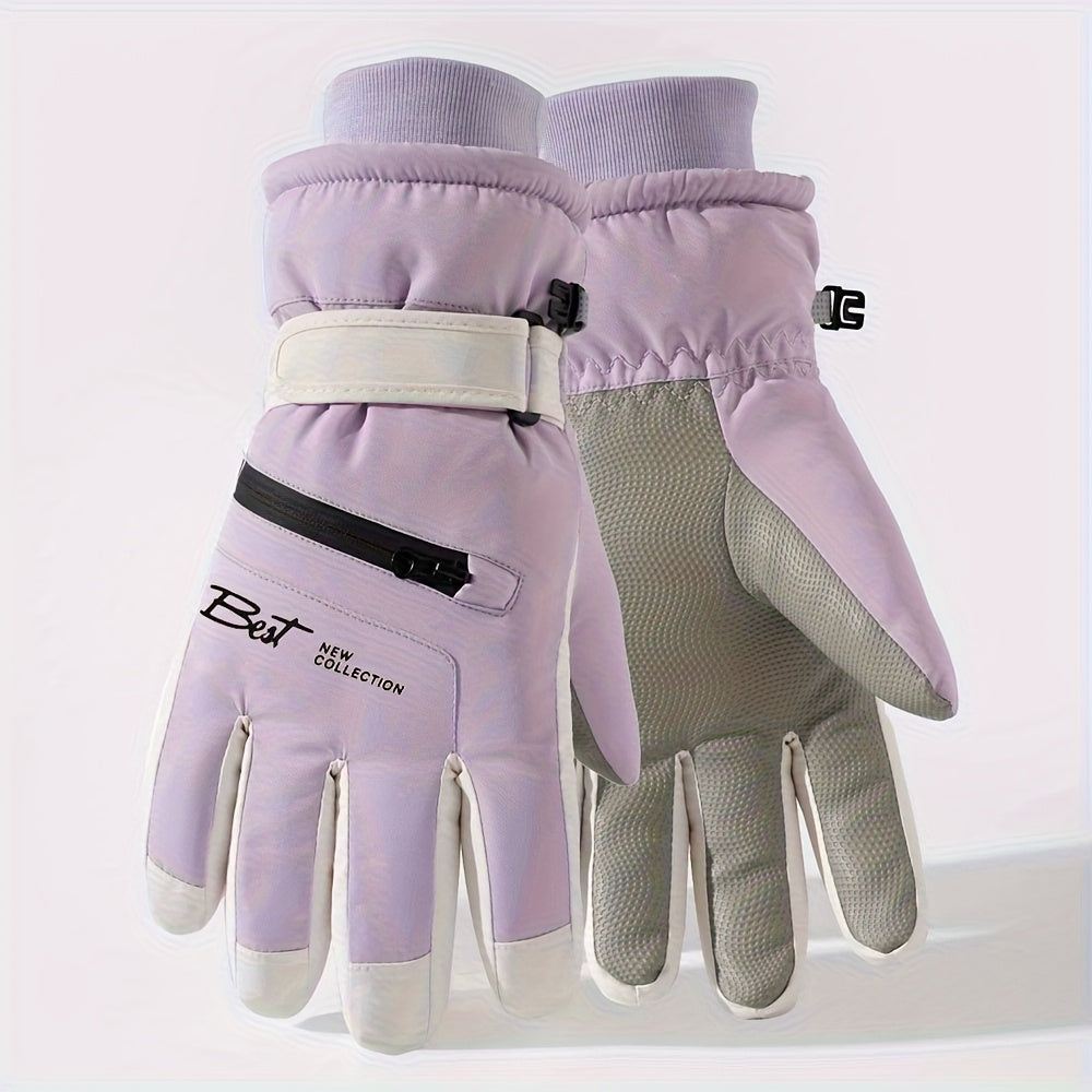 Gants de ski femme violet