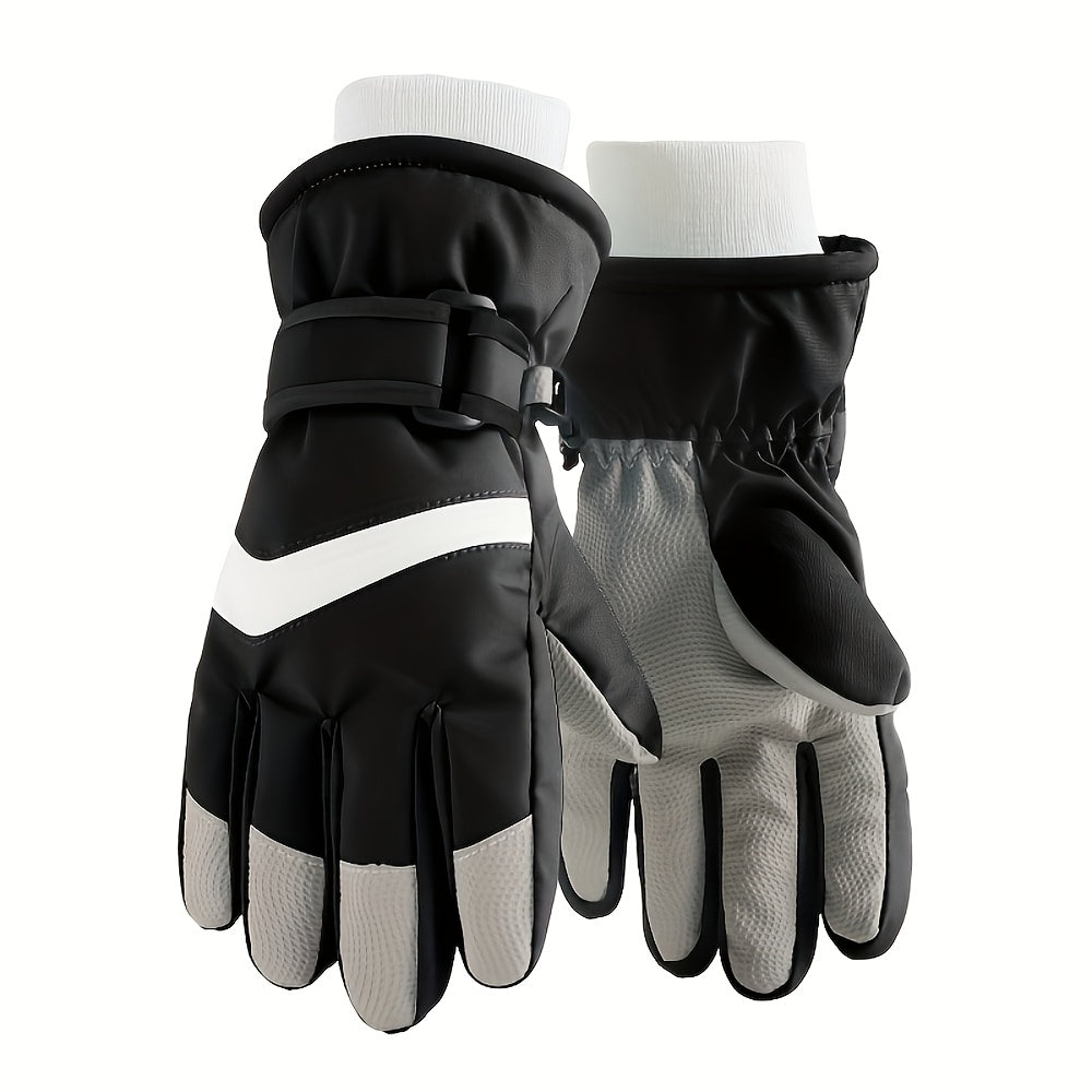 Gants de ski enfant coloris noir